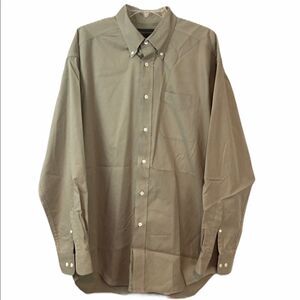 Banana Republic button down tan shirt L